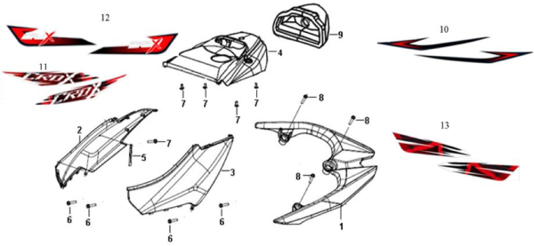 Облицовка задняя