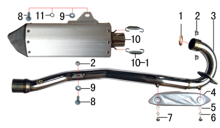 Подбор запчастей Выхлопная система Z5L (101360044, 101360050) Z5L BSE