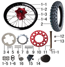 Подбор запчастей Колесо заднее M2 (101300013) M2 BSE