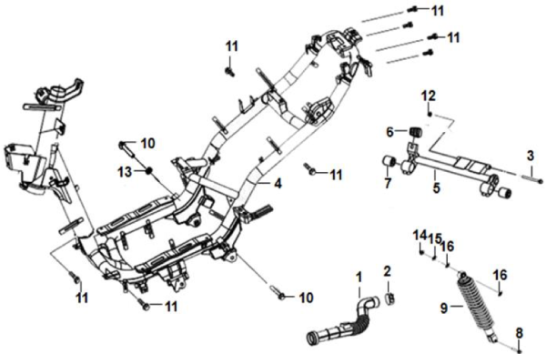 Рама и подвеска