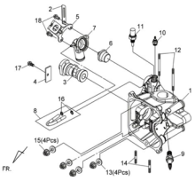 Подбор запчастей Цилиндр Двигатель MaxSYM 400i (LX40A1-6-L4A ) MaxSYM 400 SYM