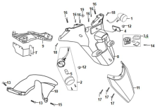 Подбор запчастей Крыло заднее Кузов/электрика (старый каталог) Crox 125 SYM