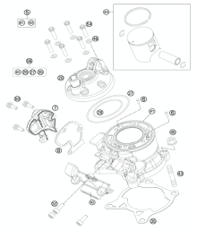 Подбор запчастей Цилиндр XN105 Koshine