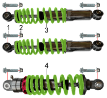 Подбор запчастей Амортизаторы XT-1 (SA110) (150020003) XT-1 BSE