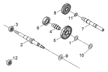 Подбор запчастей Трансмиссия Двигатель Maxym TL 500 MaxSYM 500 SYM