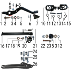 Подставка и подножки
