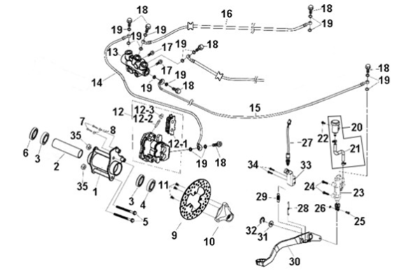 Задние тормоза