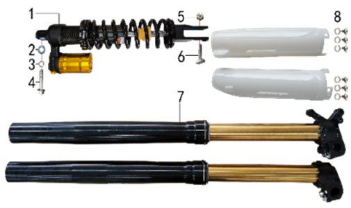 Подбор запчастей Амортизаторы T8-X6 (101410001) T8 BSE
