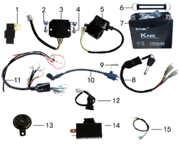 Подбор запчастей Электрика Z1Y (101250057) Z1Y BSE