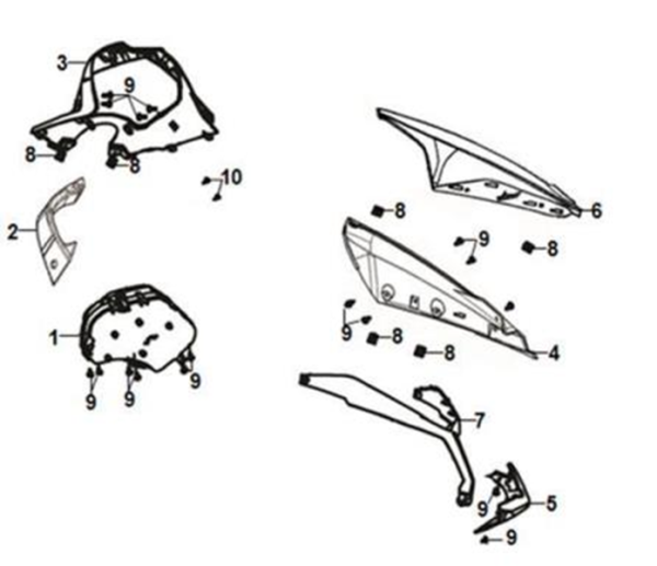 Спидометр и ветровое стекло