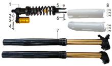 Подбор запчастей Амортизаторы T5 (X5) (101411000, 101411001) T5 BSE