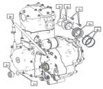 Крепление карбюратора