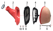 Подбор запчастей Воздушный фильтр Z3.00 19/16 (101240046, 101240052) Z3.00 BSE