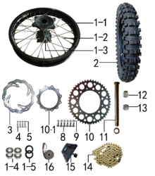 Подбор запчастей Колесо заднее T4 (101411500) T4 BSE