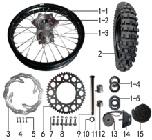 Подбор запчастей Колесо заднее Z3 V (101210078) Z3V BSE