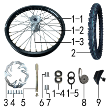 Подбор запчастей Колесо переднее T7 (101413001) T7 BSE