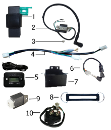 Подбор запчастей Электрика EVO PH02D 12/10 (101020030) EVO 110 BSE