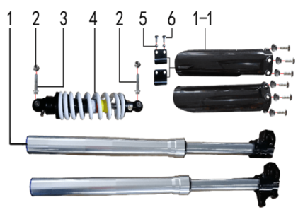 Подбор запчастей Амортизаторы PH10L - 150 (101190090) PH 150 BSE