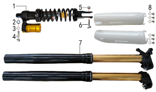 Подбор запчастей Амортизаторы T8-X6 (101410002) T8 BSE