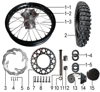 Подбор запчастей Колесо заднее Z3 (101210049) Z3 BSE