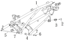 Подбор запчастей Рама (2) Кузов/электрика Maxym TL 500 MaxSYM 500 SYM