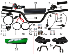 Подбор запчастей Руль и тормоза XT-1 (SA110) (150020017) XT-1 BSE