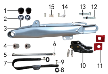 Подбор запчастей Маятник MXS 125 17/14 (101131000) MXS 125 BSE