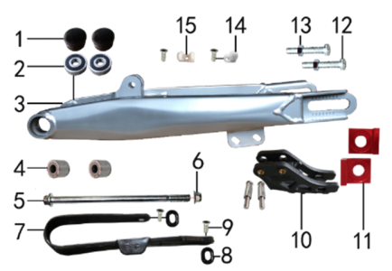 Подбор запчастей Маятник MXS 125 17/14 (101131000) MXS 125 BSE