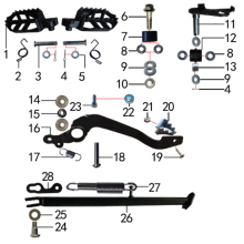 Подбор запчастей Подставка и подножки Z8 (2022) Z8 BSE