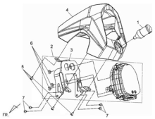 Подбор запчастей Спидометр Кузов/Электрика ATV 600 LE ATV 600 SYM
