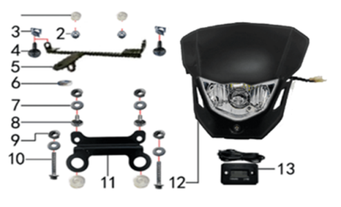 Подбор запчастей Фара Z2L 21\18 (101240049) Z2L BSE