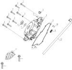 Левая крышка Картера