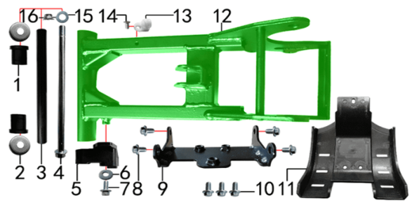 Подбор запчастей Маятник XT-1 (SA110) (150020017) XT-1 BSE