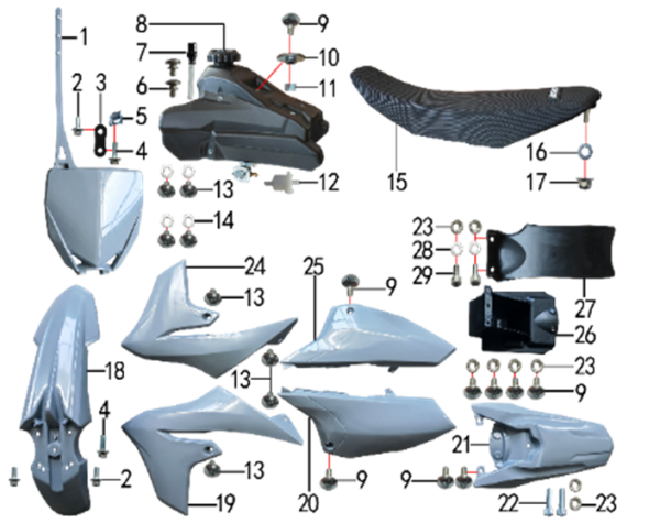 Облицовка серая