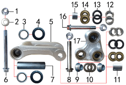 Подбор запчастей Рычаги прогрессии Z10L (J10) 2022 (101270019) Z10L BSE
