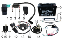 Подбор запчастей Электрика PH09D CORE-125-A (101160011) Core SSSR