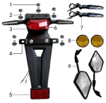 Световая сигнализация и зеркала