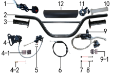 Подбор запчастей Руль и тормоза EVO 12-10 (101020011, 101020025) EVO 110 BSE