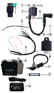 Подбор запчастей Электрика PH 150 12/12 (101190083) PH 150 BSE