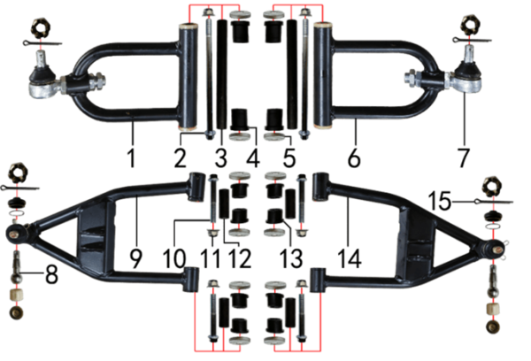 Передние рычаги