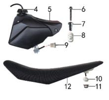 Подбор запчастей Бак и седло Z10L (J10) 2022 (101270019) Z10L BSE