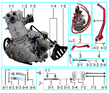 Подбор запчастей Двигатель RTC-300R (до 2020) RTC-300R BSE
