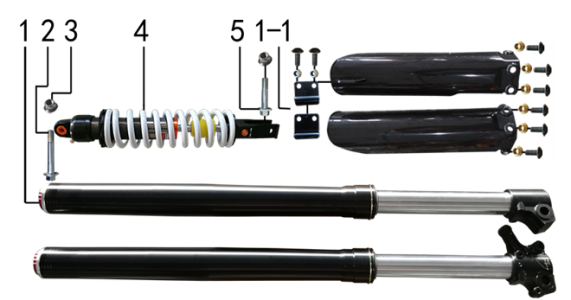 Подбор запчастей Амортизаторы Z3 2022 19/16 USB (101210039) Z3 BSE