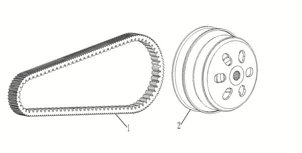 Ведомое колесо в сборе
