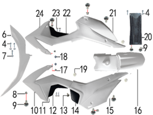 Облицовка белая