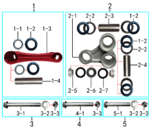 Подбор запчастей Рычаги прогрессии RTC300 (101310019, 101310020) RTC-300R BSE