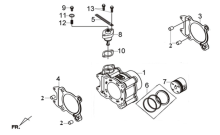 Подбор запчастей Цилиндр Двигатель JoyRide 300 LJ30W1-EU JoyRide 300 SYM