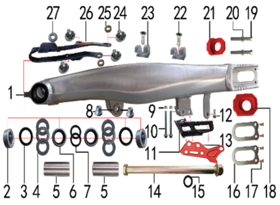 Подбор запчастей Маятник T9 (101414001) T9 BSE