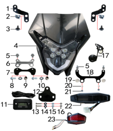 Подбор запчастей Фара и приборная панель Z7 (101220018) Z7 BSE