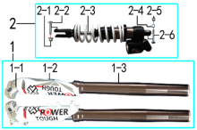 Подбор запчастей Амортизаторы RTC300 (101310019, 101310020) RTC-300R BSE